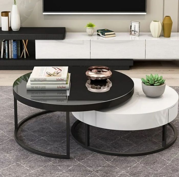 Coffee table trolley furniture urban industrial